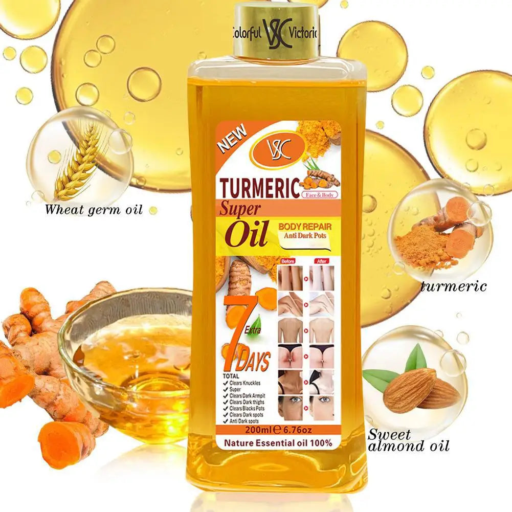 Turmeric Rose Vitamin C Body Massage Oil