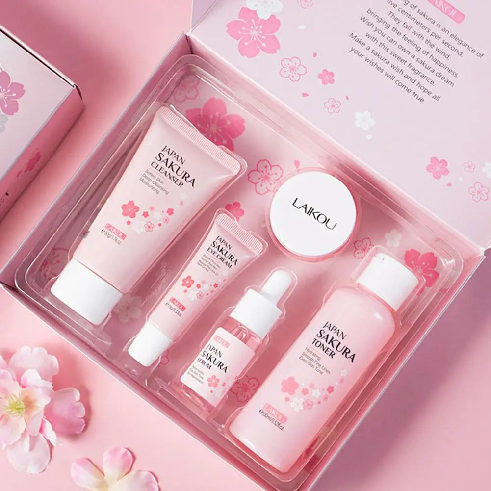 Rice Purée Facial Skincare Set – Hydrating 6-Piece Kit
