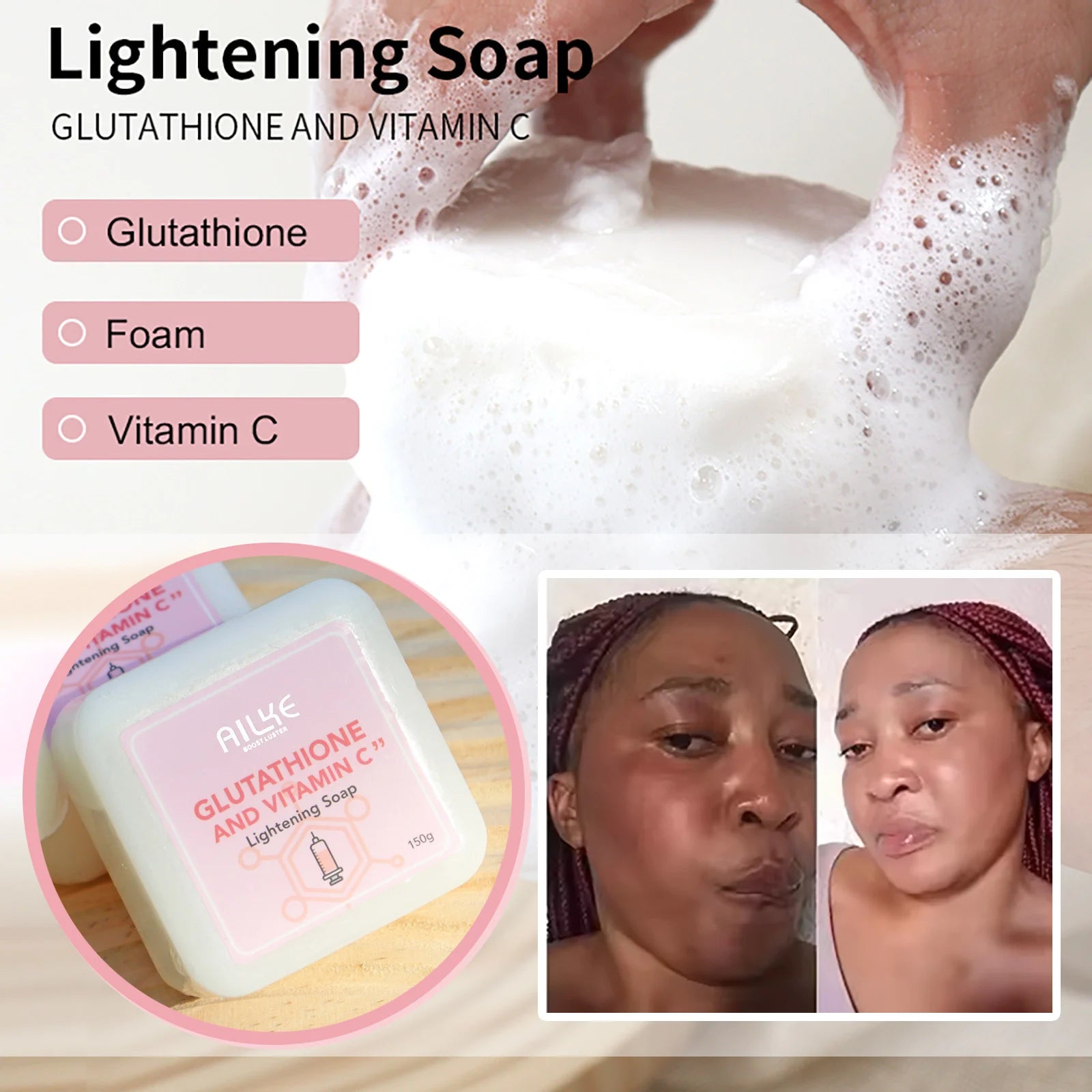 Brightening Body Care Set With Vitamin C & Glutathione
