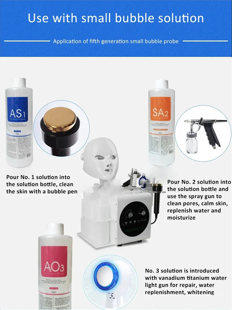 Hydra Facial Aqua Peel Solution Set – 3-Step 1200 ml