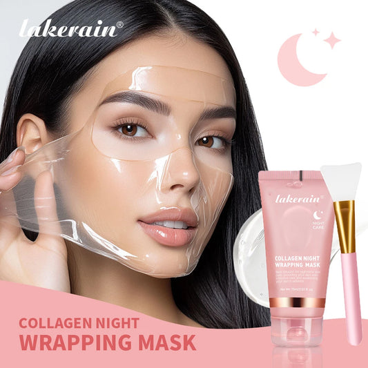 Collagen Night Wrapping Peel Mask With Brush Set